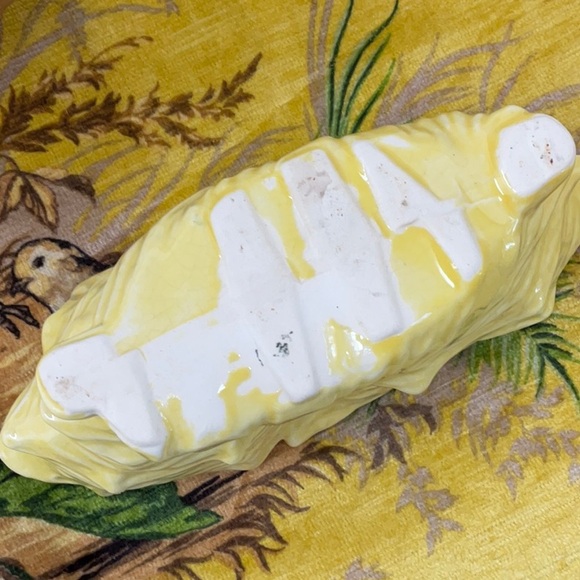 McCoy Pottery double Cornucopia planter with bow detail, Vintage - Picture 11 of 13